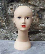 Tête de mannequin pour chapeau ou perruque vintage années 70