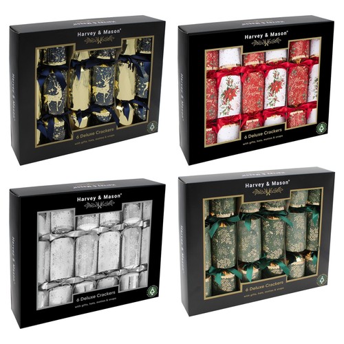 Crackers noël deluxe 6 - crackers,