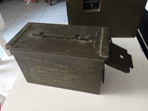 Caisse militaire cartouches - militaire, À