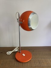 Lampe Orange Eyeball Space Age des Années 60-70 Vintage Design