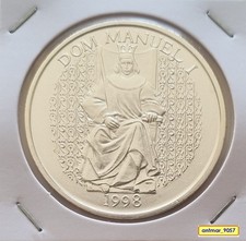 Portugal 1000 Escudos Argent 1998 - D. Manuel I - ROI - KING - Silver - * UNC *