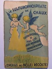 01E1 CPA CARTE POSTALE FANTAISIE PUBLICITAIRE PUB LE SULFUROPHOSPHATE DE CHAUX