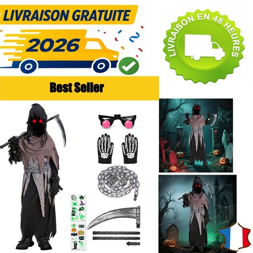 Costume faucheuse halloween - faucheuse,