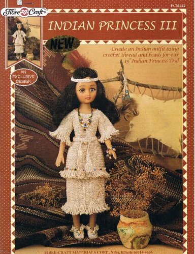 Indian princess iii crocheted - princess, (crocheted