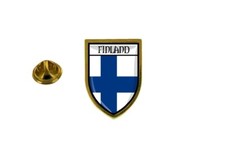 pins pin badge pin's souvenir ville drapeau pays blason finlande finlandais