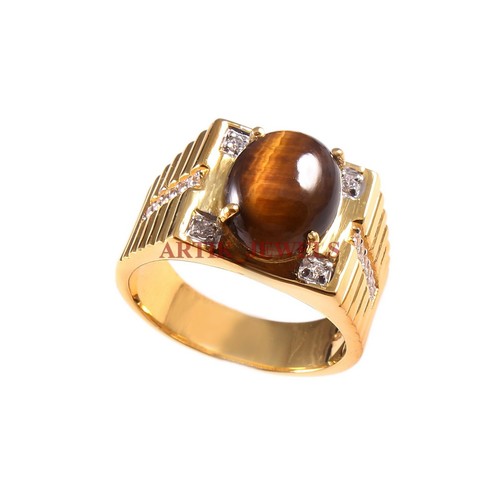 Naturel tigre eye gemme avec - gemme,