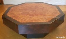 table basse octogonale signé jean-claude Mahey
