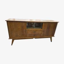 Bahut Enfilade Vintage En Chêne Des Années 60 