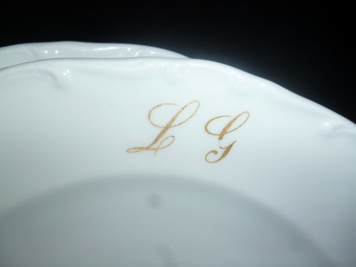 Ancien assiettes blanche - assiettes,
