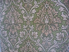 papier peint ancien décor pochoir 1920 art nouveau old wallpaper art populaire