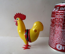 Plastique Ancien Coq Sifflet Mirliton 9,5Cm La Ferme Rooster 1960