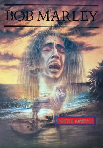 Bob marley iron - bob, lion,