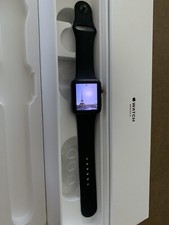 Apple Watch Series 3 42mm Space Gray Aluminium Case with Black Sport Band (GPS +