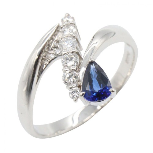 Bijoux bague diamant saphir - bague,