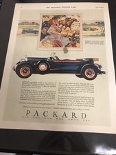 1928 Packard 4 Door 13x10”