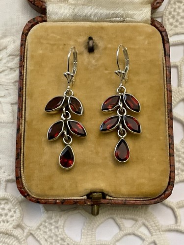 Grenat rouge argent massif - rouge,
