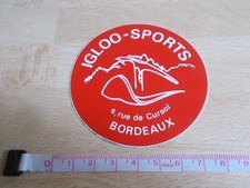 Autocollant IGLOO SPORTS - BORDEAUX