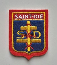 Ecusson brodé de Saint-Dié (88)