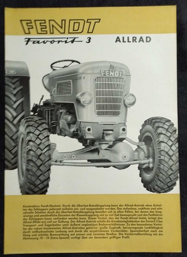 Rare prospekt fendt - rare,