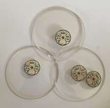 NEW 1 VERRE MINERAL DE MONTRE GOUSSET REGULATEUR 567 DE DIAMETRE @ POCKET WATCH