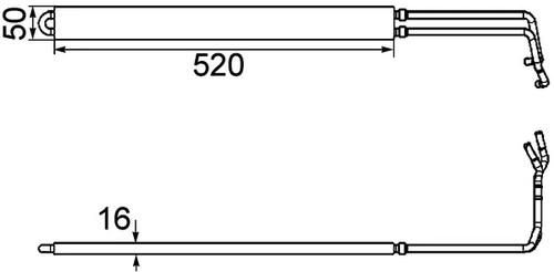 Radiateur huile direction - radiateur, d'huile,