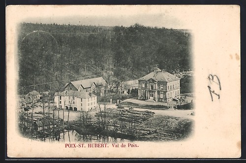 Cpa poix hubert - hubert,, de