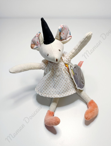 Peluche doudou souris rose - peluche/doudou,