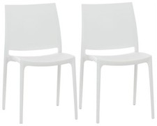 Lot de 2 Chaises empilables