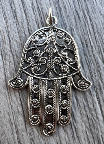 Pendentif ancien main fatma - pendentif,