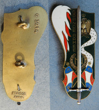 GRANDE ARMEE, ESM SAINT CYR, FIXATION 2 ANNEAUX - FRAISSE G3014