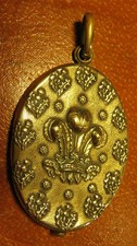 Miroir pendentif ancien - pendentif,