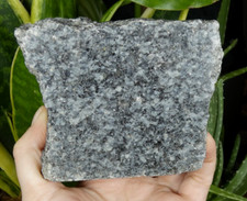 Bloc Granit gris bleu noir