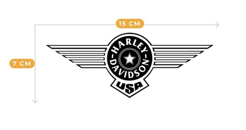 Autocollant harley davidson - autocollant,