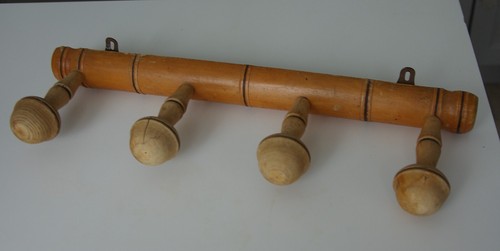 Porte manteau ancien - ancien, bois