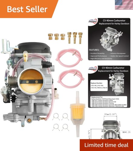 Cv40 carburetor for harley - cv40,
