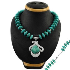 Turquoise Gemme Véritable 925