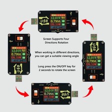 Module Boost Alimentation USB avec Écran LCD pour Test Puissance Courant Tensio