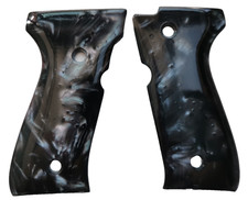 NEW BERETTA 92 FS PEARL GRIPS FULL SIZE FIT 96 M9 92A1 92 INOX FAUSSE PERLE