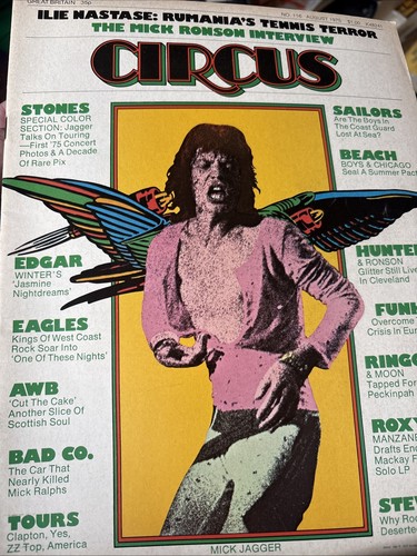 Circus magazine août - août, 1975