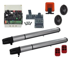 Ouvre-Portail Set 2-flügelig À 4 M / 500 KG Battant Moteur Ouvre-Porte