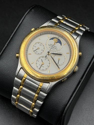 Vintage seiko 7t36 6a30 - 7t36-6a30, moon