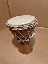 Djembé Africain Bois Sculpté
