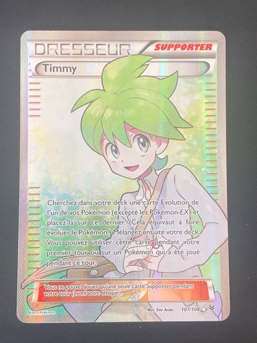 Carte pokemon timmy - carte,