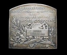 MEDAILLE 1893 EXPOSITION INTERNATIONALE DE CHICAGO 