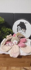 Doudou lapin Célestine rose