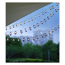 LED Noir Lantern String Light