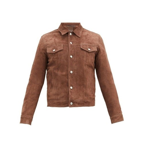 Veste cuir suédé - cuir,