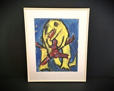 Peinture tableau art brut