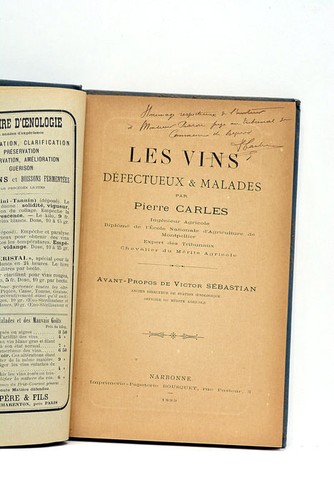 Livre ancien viticulture - ancien,