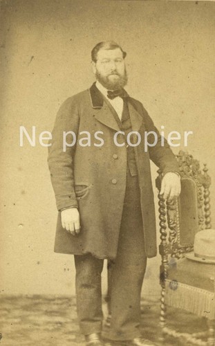 Portrait homme vers 1865 - portrait,